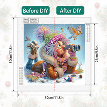 Load image into Gallery viewer, Diamond Painting - Partial Special Shaped - Santa Claus grandmother (30*30CM)
