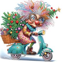 Load image into Gallery viewer, Diamond Painting - Partial Special Shaped - Santa Claus grandmother (30*30CM)
