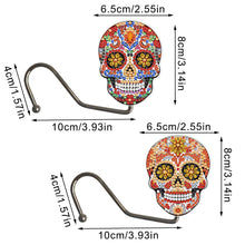 Load image into Gallery viewer, 2Pcs Skull DIY Diamond Painting Countertop Hooks for Home Office Decor
