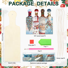 Load image into Gallery viewer, 4Pcs Christmas Elements Diamond Painting Serving Tray for Countertop Decor
