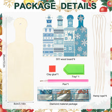 Load image into Gallery viewer, 4Pcs Winter Snowflake Diamond Painting Serving Tray for Countertop Decor
