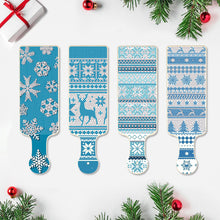 Load image into Gallery viewer, 4Pcs Winter Snowflake Diamond Painting Serving Tray for Countertop Decor
