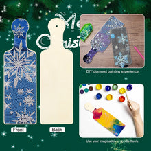 Load image into Gallery viewer, 4Pcs Winter Snowflake Diamond Painting Serving Tray for Countertop Decor
