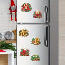 Load image into Gallery viewer, 6Pcs Acrylic Cake Diamond Art Fridge Magnet Diamond Painting Refrigerator Magnet
