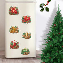 Load image into Gallery viewer, 6Pcs Acrylic Cake Diamond Art Fridge Magnet Diamond Painting Refrigerator Magnet
