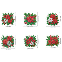 Load image into Gallery viewer, 6Pcs Acrylic Cake Diamond Art Fridge Magnet Diamond Painting Refrigerator Magnet
