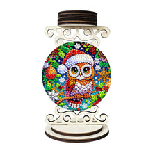 Load image into Gallery viewer, Wooden Special Shaped Christmas Diamond Painting Candle Holder for Home Decor

