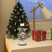 Load image into Gallery viewer, Wooden Special Shaped Christmas Diamond Painting Candle Holder for Home Decor
