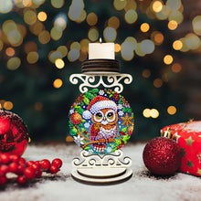 Load image into Gallery viewer, Wooden Special Shaped Christmas Diamond Painting Candle Holder for Home Decor
