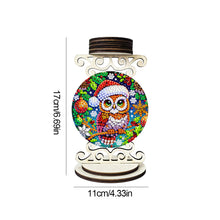 Load image into Gallery viewer, Wooden Special Shaped Christmas Diamond Painting Candle Holder for Home Decor
