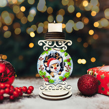 Load image into Gallery viewer, Wooden Special Shaped Christmas Diamond Painting Candle Holder for Home Decor
