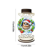 Load image into Gallery viewer, Wooden Special Shaped Christmas Diamond Painting Candle Holder for Home Decor
