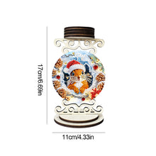 Load image into Gallery viewer, Wooden Special Shaped Christmas Diamond Painting Candle Holder for Home Decor
