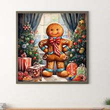 Load image into Gallery viewer, Diamond Painting - Full Round - Christmas gingerbread man (40*40CM)
