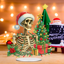 Load image into Gallery viewer, Acrylic Special Shape Christmas Tree and Skeleton Desktop Diamond Art Kits
