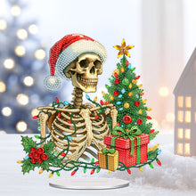 Load image into Gallery viewer, Acrylic Special Shape Christmas Tree and Skeleton Desktop Diamond Art Kits
