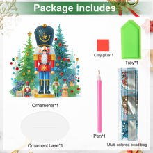 Load image into Gallery viewer, Acrylic Special Shape Christmas Nutcracker Desktop Diamond Art Kits for Beginner
