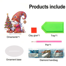 Load image into Gallery viewer, Acrylic Special Shape Christmas Gnome Desktop Diamond Art Kits for Home Decor
