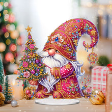 Load image into Gallery viewer, Acrylic Special Shape Christmas Gnome Desktop Diamond Art Kits for Home Decor
