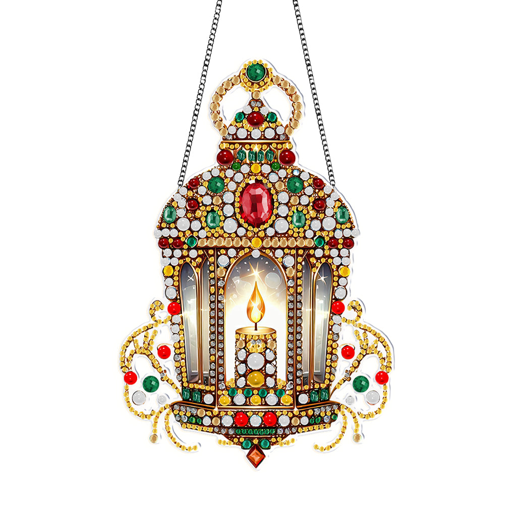 Lamp Diamond Painting Hanging Pendant DIY Diamond Art Pendant Kit for Art Crafts