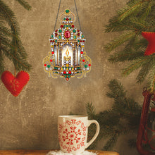 Load image into Gallery viewer, Lamp Diamond Painting Hanging Pendant DIY Diamond Art Pendant Kit for Art Crafts
