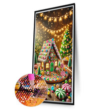 Load image into Gallery viewer, Diamond Painting - Full Round - Christmas cookie cottage (40*70CM)
