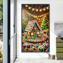 Load image into Gallery viewer, Diamond Painting - Full Round - Christmas cookie cottage (40*70CM)
