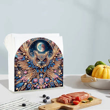 Load image into Gallery viewer, Animal Acrylic DIY 5D Diamond Art Painting Napkin Holder Set Home Decor (Owl)
