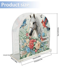 Load image into Gallery viewer, Animal Acrylic DIY 5D Diamond Art Painting Napkin Holder Set Home Decor (Horse)
