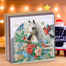 Load image into Gallery viewer, Animal Acrylic DIY 5D Diamond Art Painting Napkin Holder Set Home Decor (Horse)
