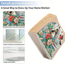 Load image into Gallery viewer, Animal Acrylic DIY 5D Diamond Art Painting Napkin Holder Set Home Decor (Horse)
