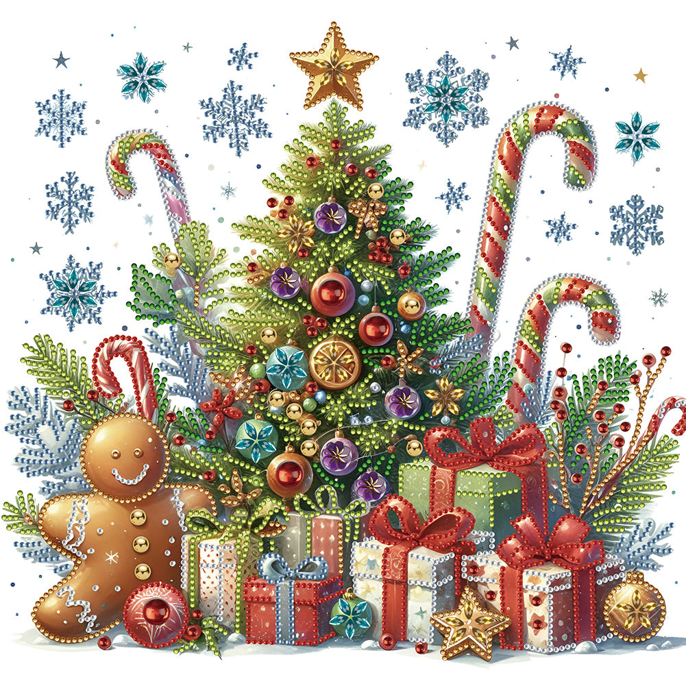 Diamond Painting - Partial Special Shaped - Christmas gift (40*40CM)