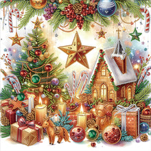 Load image into Gallery viewer, Diamond Painting - Partial Special Shaped - Christmas gift (40*40CM)
