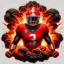 Load image into Gallery viewer, Diamond Painting - Full Round - Football Georgia Bulldogs (40*40CM)
