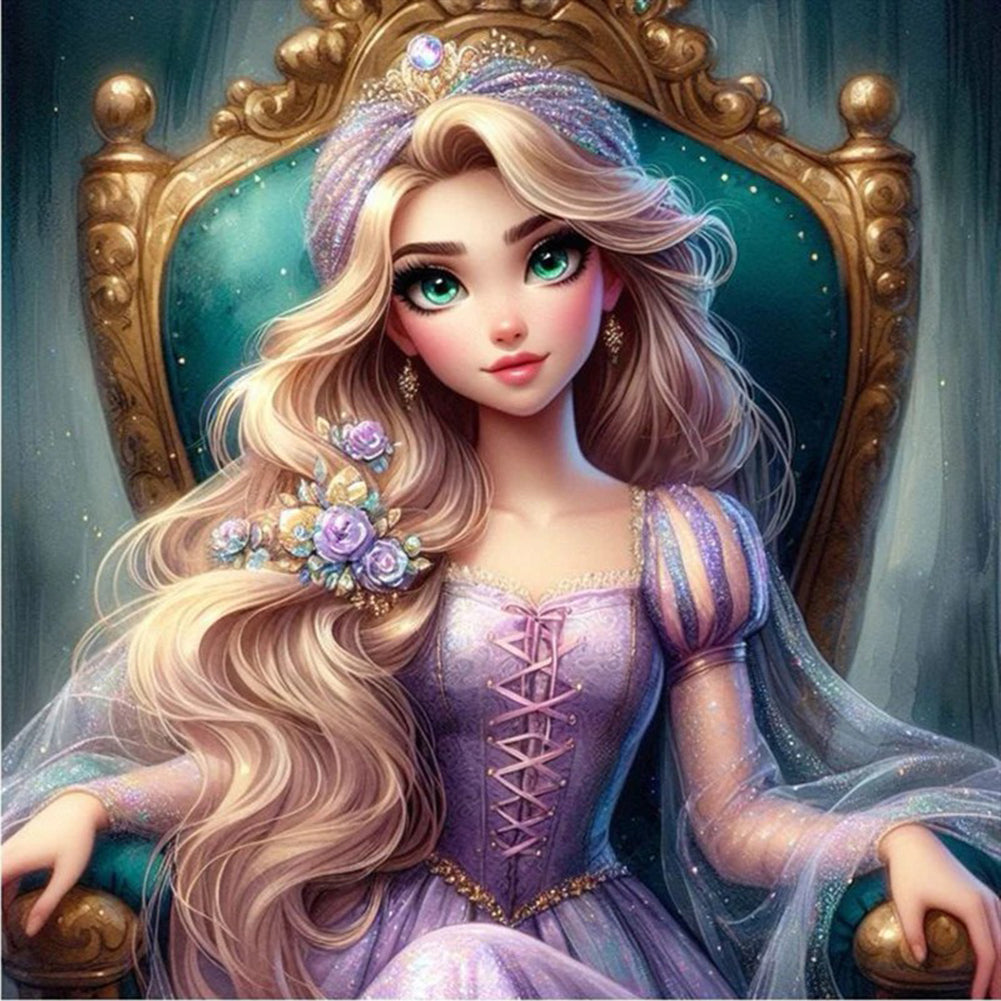 Diamond Painting - Full Round - Disney Rapunzel (40*40CM)