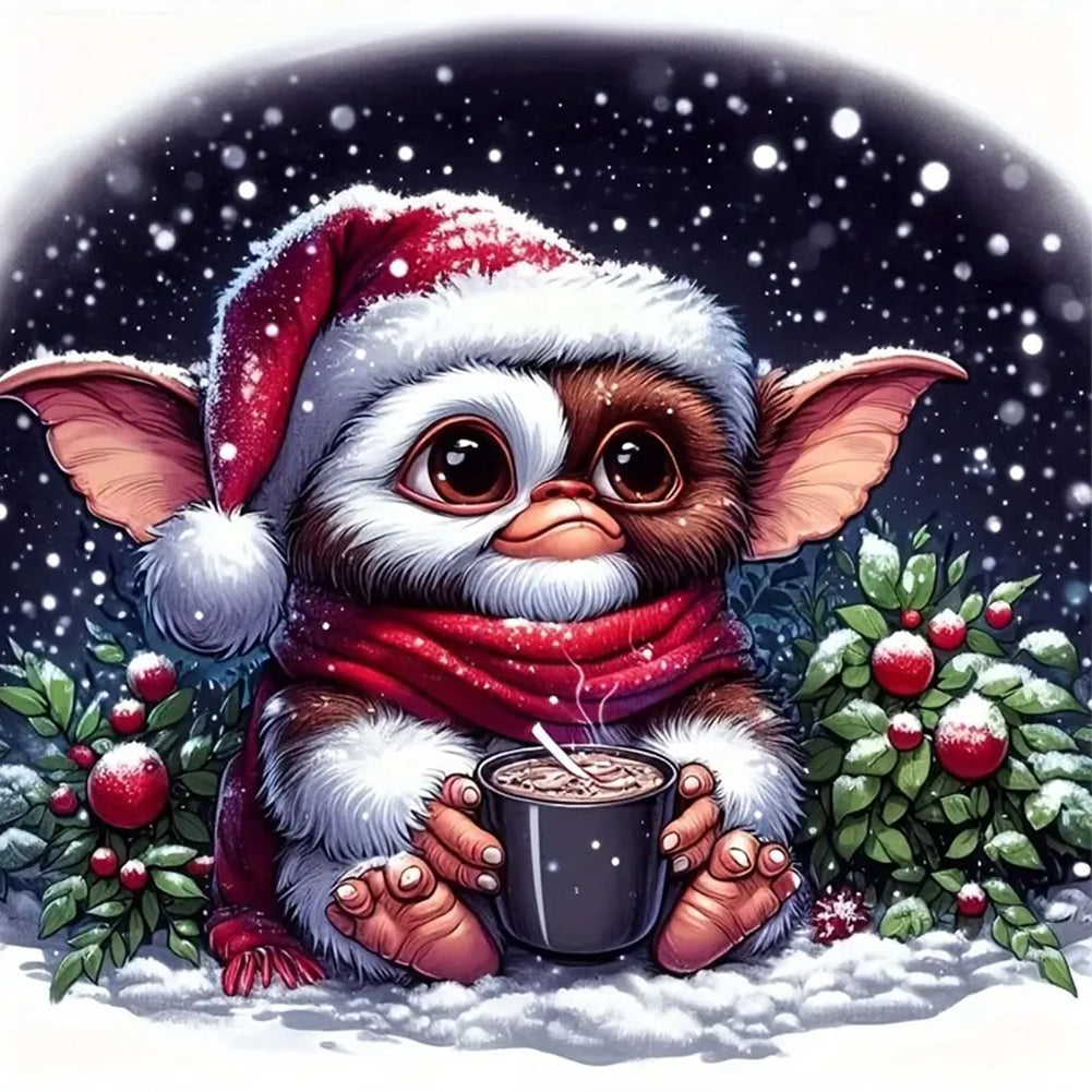 Diamond Painting - Full Round - Christmas elf (30*30CM)