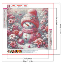 Load image into Gallery viewer, Diamond Painting - Full Round - Christmas snowman (30*30CM)
