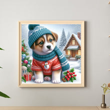 Load image into Gallery viewer, Diamond Painting - Full Round - Christmas dog (30*30CM)
