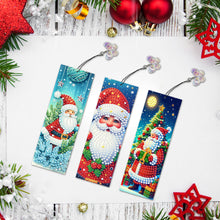 Load image into Gallery viewer, 3Pcs Special Shape Christmas Tree Diamond Painting Bookmark for Adults Beginners
