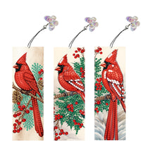 Load image into Gallery viewer, 3Pcs Special Shape Christmas Tree Diamond Painting Bookmark for Adults Beginners
