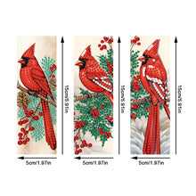 Load image into Gallery viewer, 3Pcs Special Shape Christmas Tree Diamond Painting Bookmark for Adults Beginners
