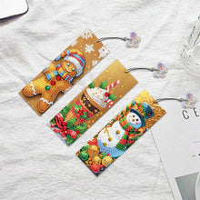 Load image into Gallery viewer, 3Pcs Special Shape Christmas Tree Diamond Painting Bookmark for Adults Beginners
