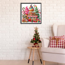 Load image into Gallery viewer, Diamond Painting - Partial Special Shaped - Christmas ice cream house (30*30CM)
