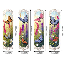 Load image into Gallery viewer, 4Pcs Special Shape Christmas Tree Diamond Painting Bookmark for Reading Day Gift
