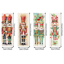 Load image into Gallery viewer, 4Pcs Special Shape Christmas Tree Diamond Painting Bookmark for Reading Day Gift
