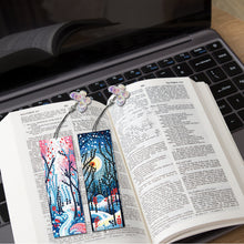 Load image into Gallery viewer, 4Pcs Special Shape Christmas Tree Diamond Painting Bookmark for Reading Day Gift
