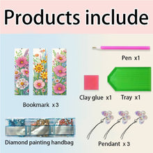 Load image into Gallery viewer, 3Pcs Special Shape Animals 5D DIY Diamond Painting Bookmark for Reading Day Gift
