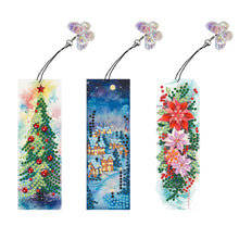 Load image into Gallery viewer, 3Pcs Special Shape Animals 5D DIY Diamond Painting Bookmark for Reading Day Gift

