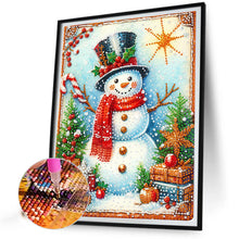 Load image into Gallery viewer, Diamond Painting - Partial Special Shaped - Snowman (30*40CM)
