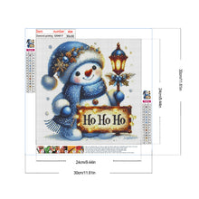 Load image into Gallery viewer, Diamond Painting - Full Round - Christmas snowman (30*30CM)
